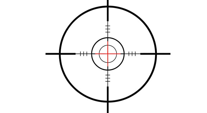 Crosshair Scope Sight Targeting Icon