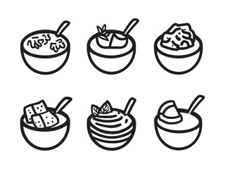 Coconut Milk Pudding Simple Design