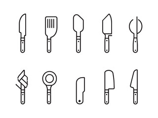 Cold Cutting Ultra Minimalist 2D Line Art