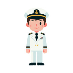 
illustration design of a captain