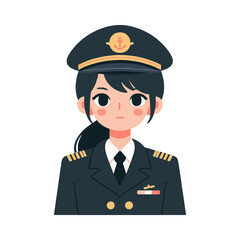 
illustration design of a captain