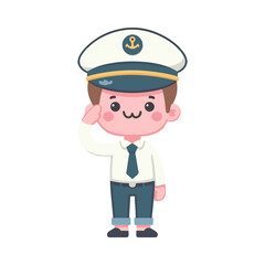 
illustration design of a captain