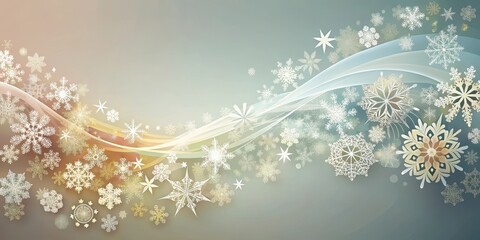Whimsical Snowflake Swirl