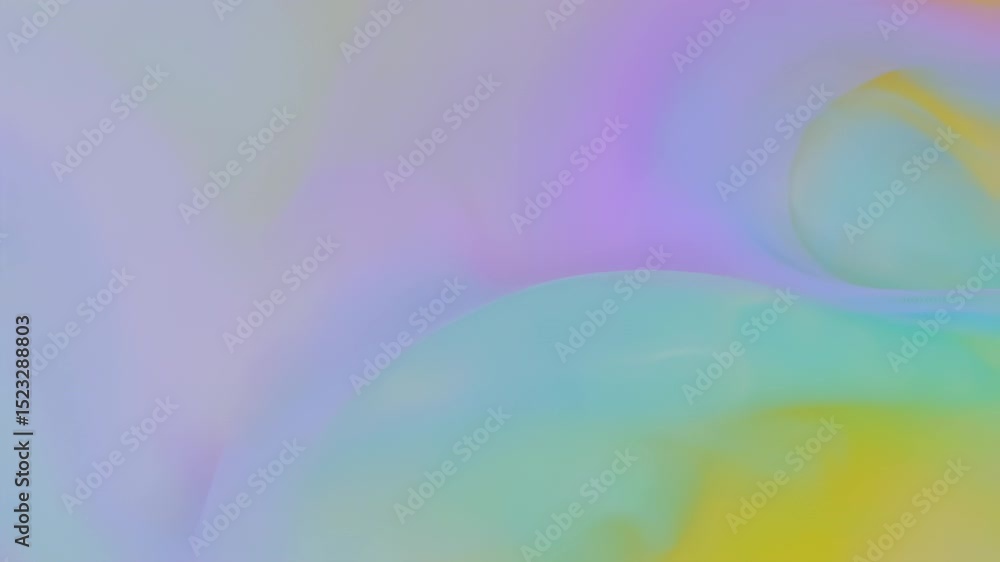Poster colorful ink swirling and mixing creating abstract patterns in liquid background