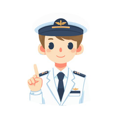 
illustration design of a flight attendant