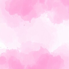 Pink Smudge Watercolor Background 