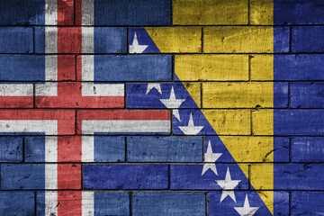 Colourful Painted Big National Flag