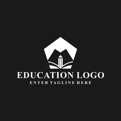education design logo,icon,symbol,generic book logo,illustration,university,school,success,tech,study,student,linear,template,outline,company,marketing,brand,internet