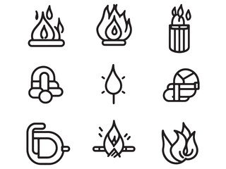 Hot Press Minimalist 2D Line Art