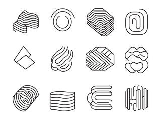 Hydroforming Ultra Minimalist 2D Line Art Version