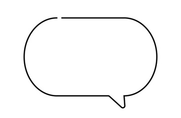 手書き風・白色のふきだしセット