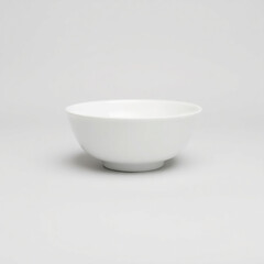 Stock photo of a simple white ceramic bowl for food photography and product shots