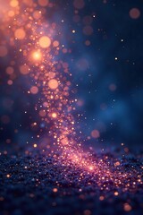 Fototapeta premium A whimsical scene of sparkling dust motes and shimmering light, evoking a sense of wonder and enchantment Perfect for fantasy, fairytale, or magical themed projects , background, light