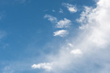 blue sky with clouds
