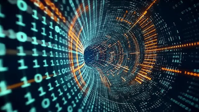 Digital Vortex: A Journey Through Binary Code
