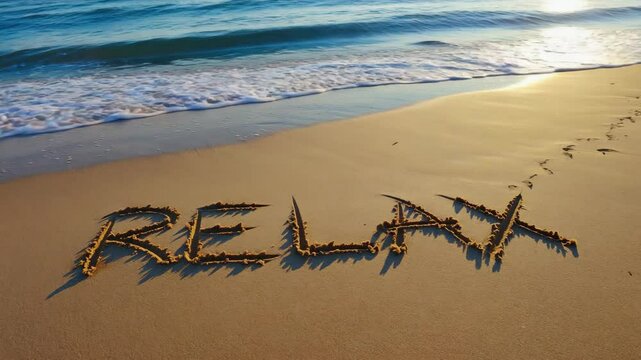 Relaxing at the beach - Powered by Adobe