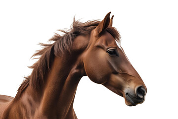 Fototapeta premium horse isolated on white
