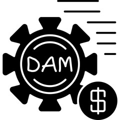 Digital Asset Management Vector Icon