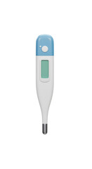 3d Illustration of Digital Thermometer for Body Temperature Measurement