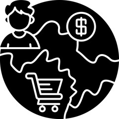 Global Market Vector Icon