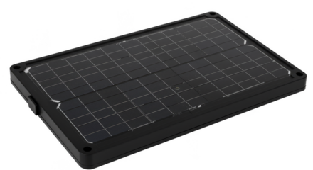 Illustration of Black Solar Panel for Renewable Energy on Transparent
