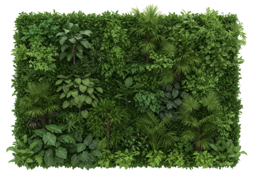 Green Wall Background Featuring Lush Foliage And Plants In Vertical Garden