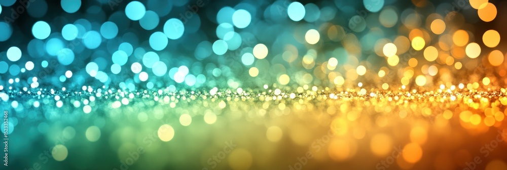 Poster defocused lights abstract background with bokeh