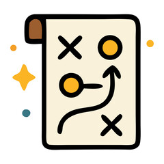  business plan Icon, Filled Line style icon vector illustration, Suitable for website, mobile app, print, presentation, infographic and any other project.