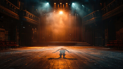 The Enigma Unraveled: Chalk Outlined Body on Stage