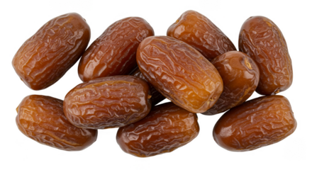 Isolated PNG Pile Of Sweet Dried Dates Fruit For Healthy Nutrition