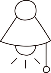 Lamp Hand Drawn Doodle

