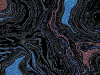 Abstract Oil Slick Glitter Texture - Labor Day Design