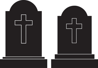 Obraz premium Death symbol skull danger warning vector illustration