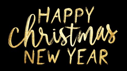 Close-up of elegant gold typography on a sleek black background, ideal for luxury branding and design.