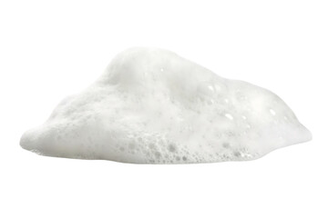 Obraz premium Isolated White Foam or Soap Suds on Black Background for Beauty and Cleaning Product Mockups and Designs