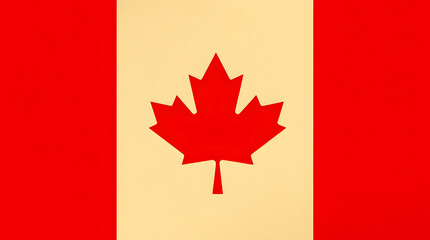 Fototapeta premium canadian flag waving in wind