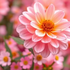 Cute Flower Background Desktop Wallpaper &ndash; Vector Floral Design