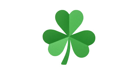 Isolated Shamrock Green Clover Illustration for Saint Patrick's Day