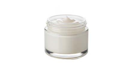 Isolated Transparent Background of Cream Jar Beauty Skincare Product