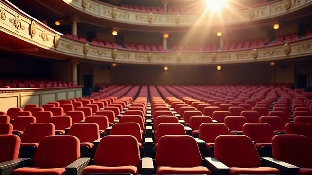 empty cinema auditorium
