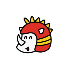 Rhino animal design vector illustration