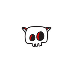 Skull design vector illustration