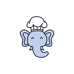 Elephant graphic design vector illustration