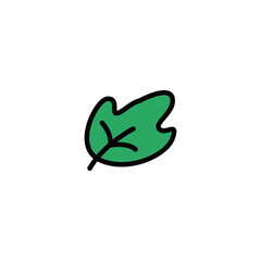 Leaf graphic design illustration