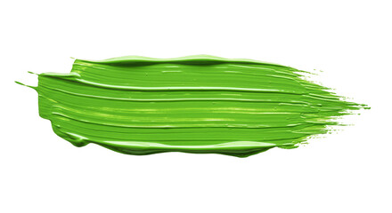 Fototapeta premium Isolated Green Paint Brushstroke Grunge Texture Background For Creative Use