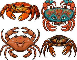 Crab logo vector.eps