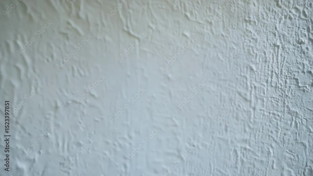 Poster close up of textured white wall, showcasing its unique patterns and surface variations, creating ser