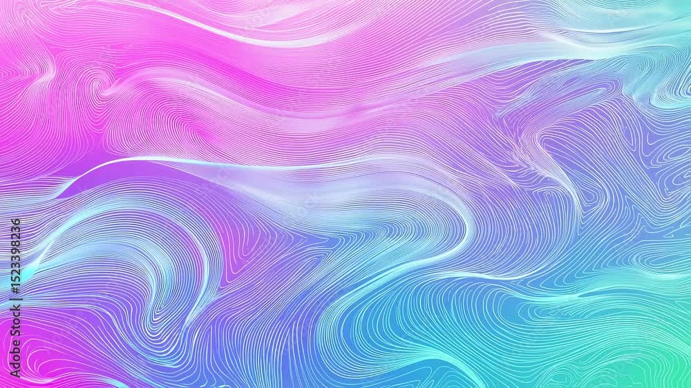 Poster dynamic abstract background with flowing lines creating a vibrant colorful design