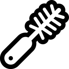 Simple flat essentials icon with minimalistic outline design for clean and modern interface applications.