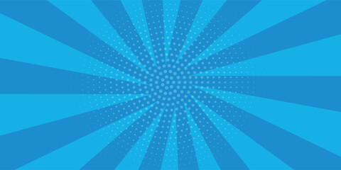 Anime Comic Background. Pop Art Style Background. Pop Up Retro Comic Background. Vector halftone illustration. Vintage background for comic superhero text, speech bubble, message.